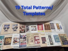 Quilter  s Dream Lot Of 19 Quilt Patterns Charts Wall Hangings Table Runners,etc