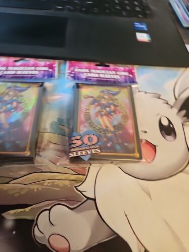 3 x YUGIOH 50er-Pack Yu-Gi-Oh Dark Magician Mädchen Kartenhüllen versiegelt - Bild 7 von 9