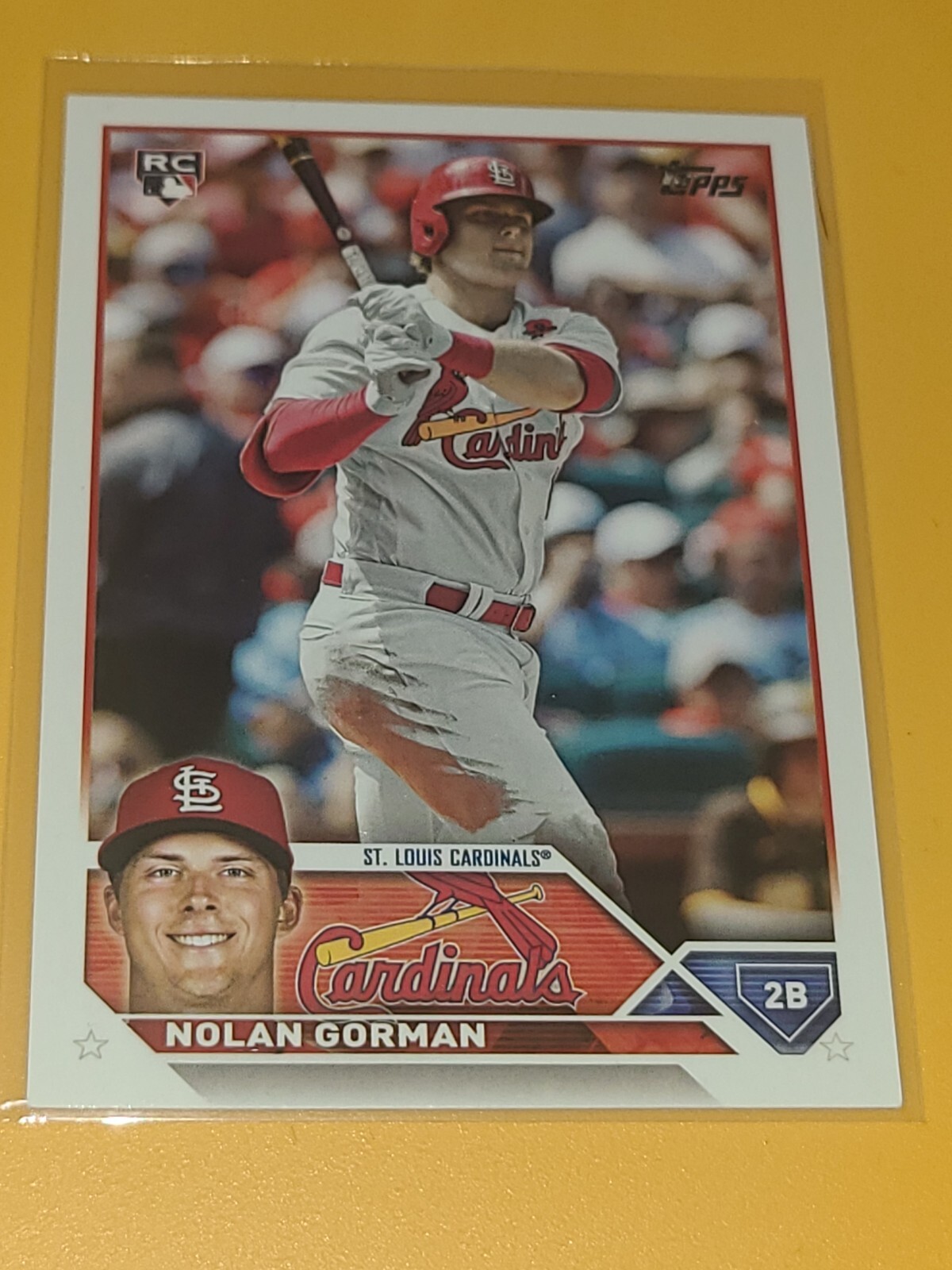 CARDINALS NOLAN GORMAN 2023 TOPPS #16 RC