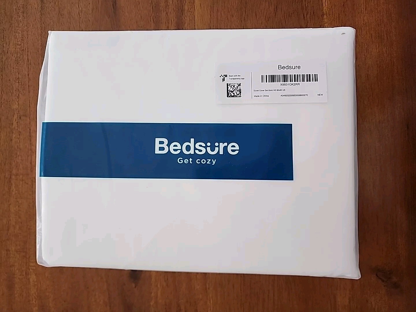 Bedsure Soft Full Size Duvet Cover with Zipper Closure-image