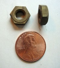 1/4"-28 Hex Nut - Thin (1/8") Fine Thread - 50 pcs. - Solid Brass - Made in USA