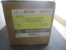 Square D 76581 Magnetic Starter NEW! Class 8536 Type SCG-3