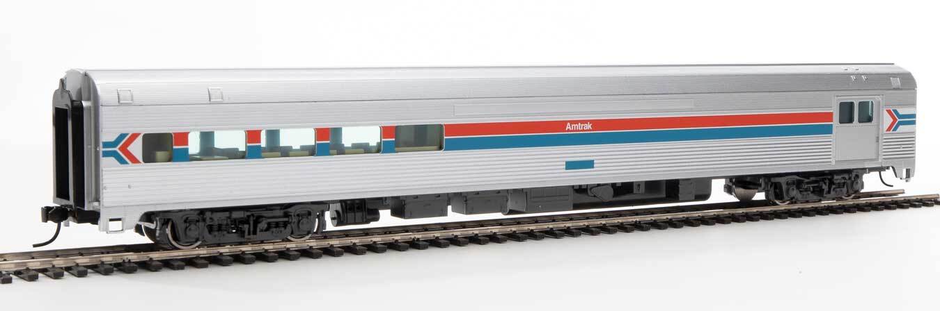 H0 Scale - Walthers 85' Budd Baggage Lounge Amtrak -- 30065 New