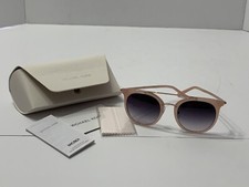 Authentic Michael Kors ILA Sunglass Women Pink Gold Sunglasses New UV MK 2056 
