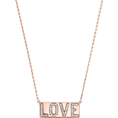 MICHAEL KORS Halskette mit Anhänger MKC1159AN791 NEU 925 Silber Farbe: rosegold