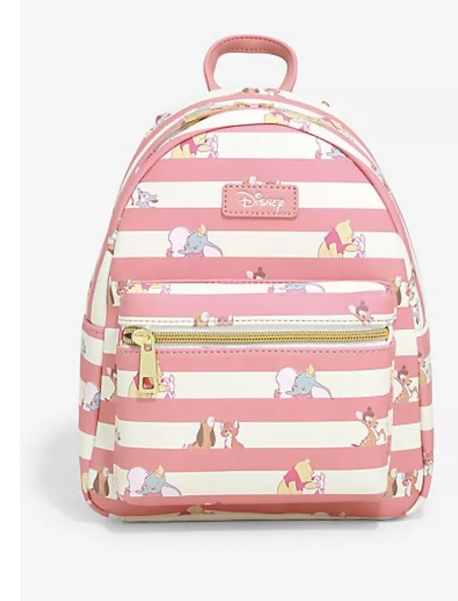 DISNEY BEST FRIENDS STRIPE MINI BACKPACK