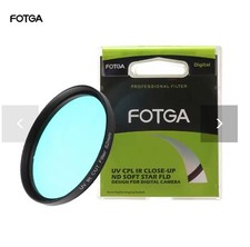 Filtro taglio UV IR 49 mm / * FOTGA * più paraluce in metallo / UV-IR, taglio specchio caldo