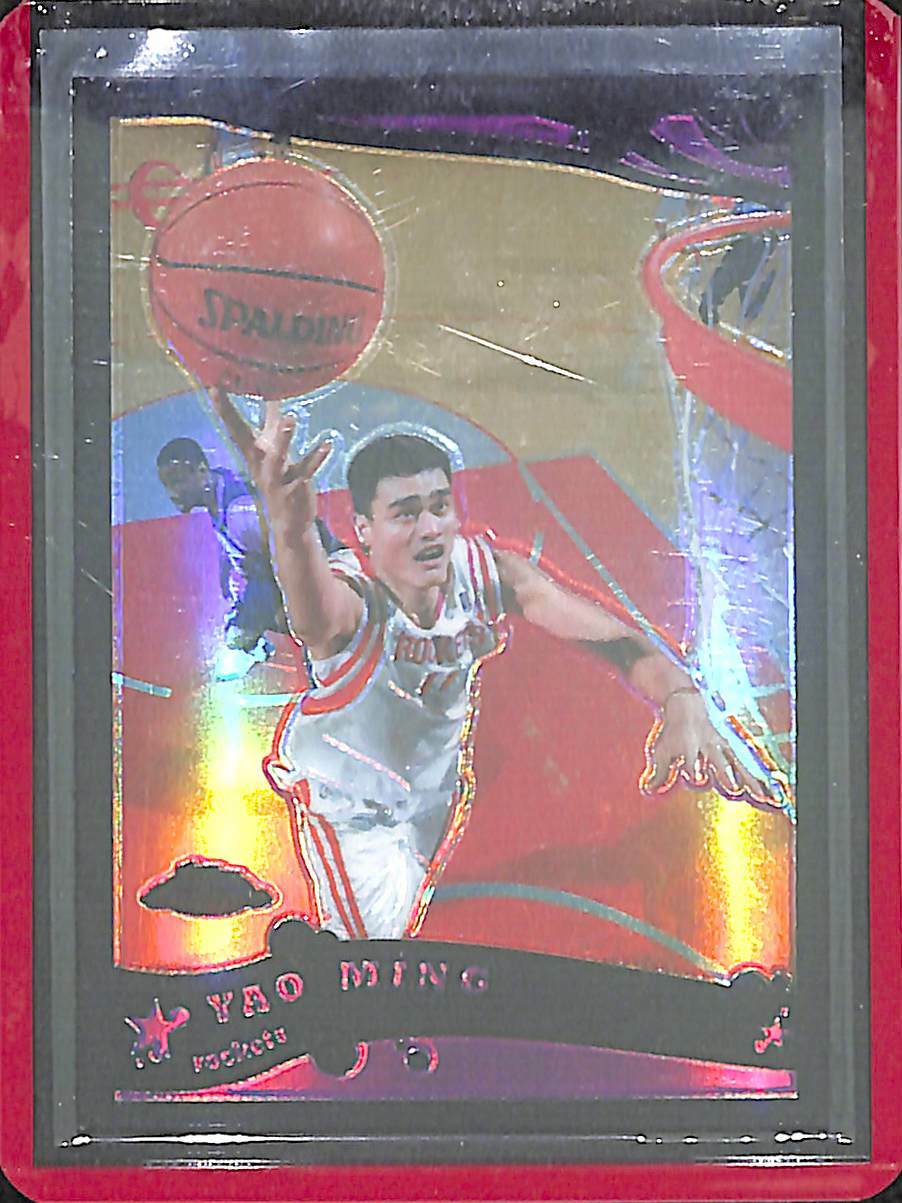 2005-06 Topps Chrome Basketball Black Refractor #8 Yao Ming 349 of 399