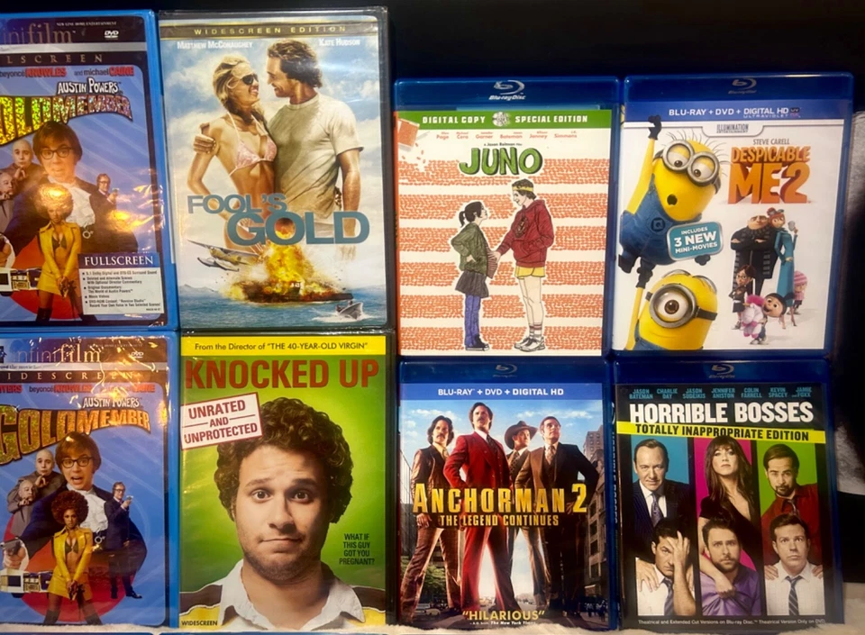 Blu Ray DVD Lot Comedy Disney Pixar 7 Brand New Mel Brooks Minions Austin Powers - Image 4 of 4