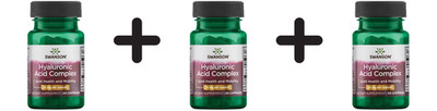 3 x Swanson Hyal-Joint Hyaluronic Acid Complex - 60 caps (407,04 EUR/kg)
