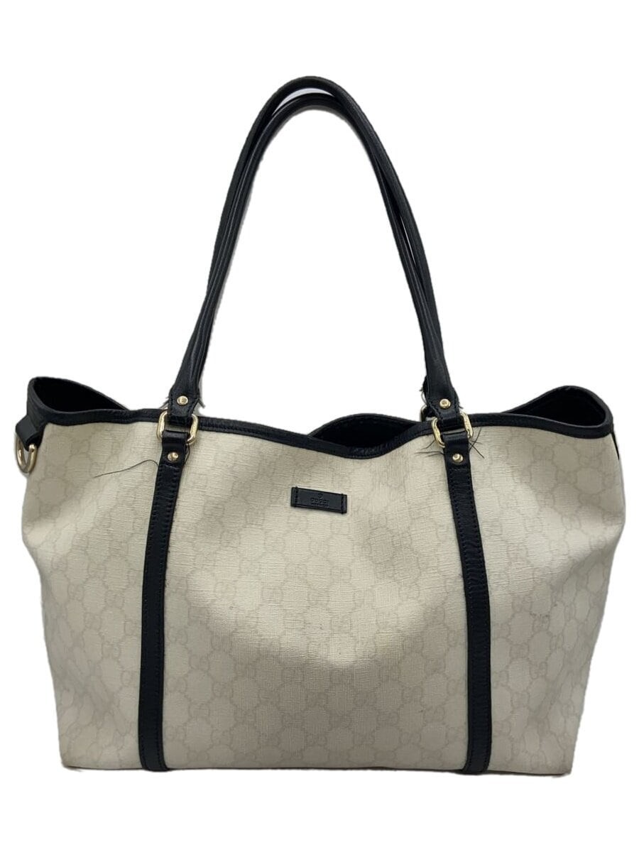 GUCCI Tote Bag/Leather/White/All-over Pattern/197953 from Japan