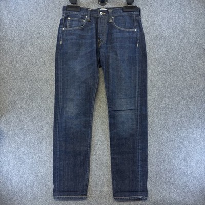 Edwin ED-55 Jeans Men's 32x32 Regular Tapered Japanese Cloth Red Selvedge Blue