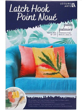 Leisure Arts Latch Hook Kit - Palm 16" x 16"