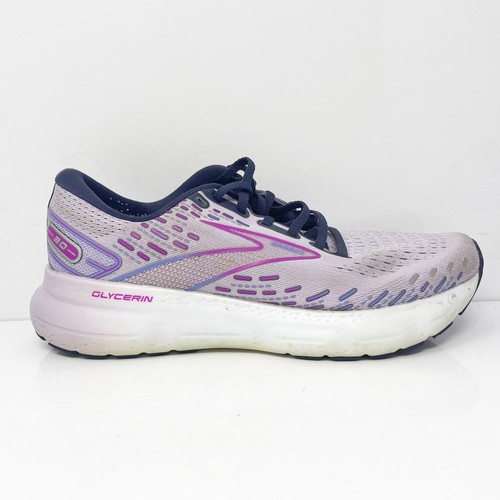 Brooks Womens Glycerin 20 1203691B581 Purple Running Shoes Sneakers Size 10 B