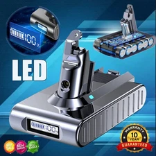 9.5Ah Battery For Dyson V6 DC58 Animal SV03 SV04 SV05 SV06 SV09 with LED Style