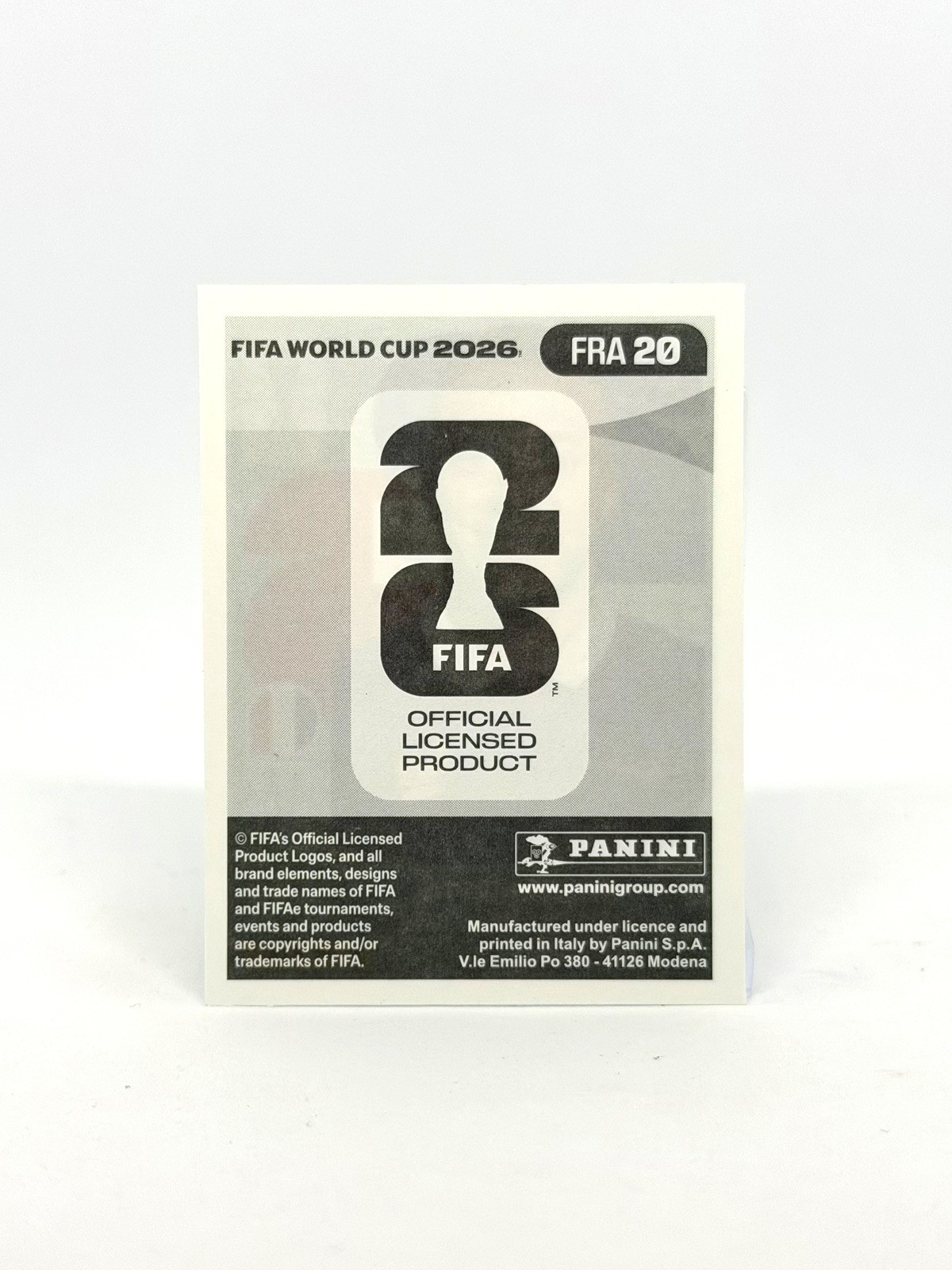 2026 Panini FIFA World Cup Sticker Kylian Mbappe France FRA 20  view 2