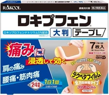 【US Seller】5x 7's Patches SANYU Loxoprofen L 40mg Muscle Pain Relief Patches JP