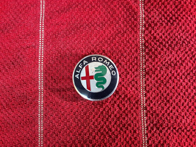 Alfa Romeo Alloy Wheel Centre Cap Silver Set Decal Emblem Badge Logo