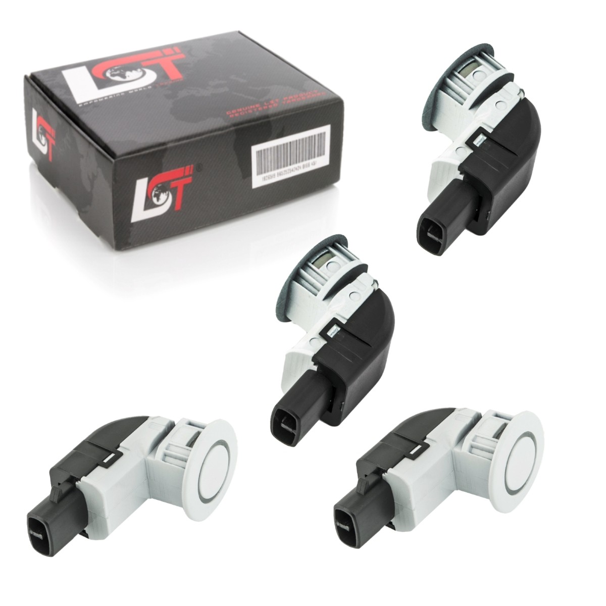 4x PDC Sensor Parksensor Ultraschall outside white for TOYOTA COROLLA E12