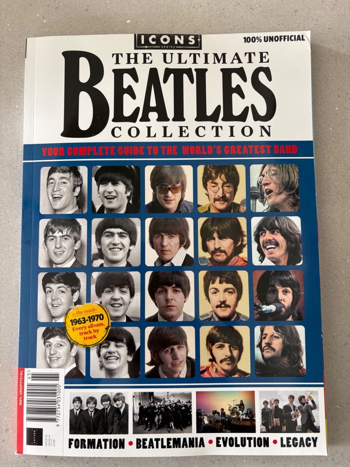 THE BEATLES : The Ultimate Beatles Collection Icons Series Magazine - Full Guide