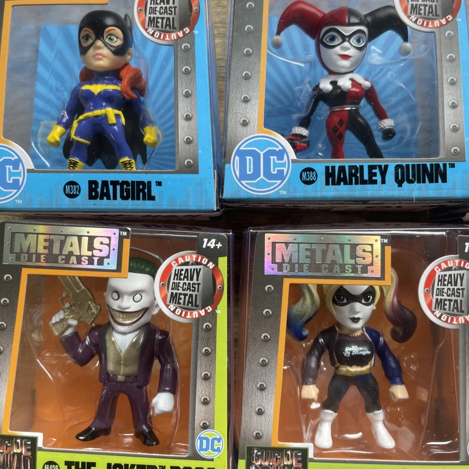 Jada Toys 2.5" Metal Diecast DC Suicide Squad Harley Quinn Lot of 6 The Joker - Image 2 of 4