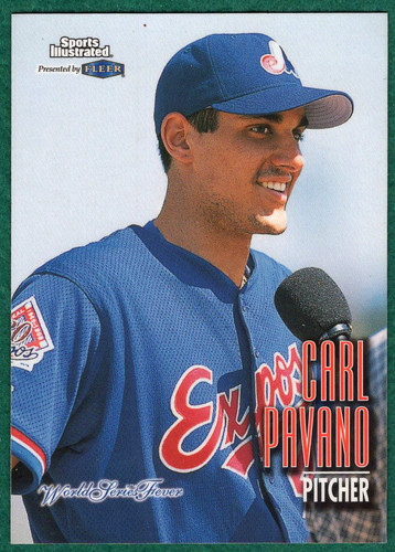1998 Sports Illustrated World Series Fever Carl Pavano #110 card