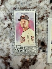 2020 TOPPS ALLEN & GINTER MINI BLACK BORDER CARD MINNESOTA TWINS JOSE BERRIOS