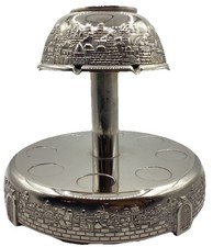 Karshi Judiaca Jerusalem Motif Kiddush Wine Fountain For 8