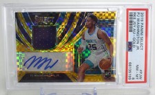 2019 Panini Select Gold Prizm Rookie Patch Auto 10 10 PJ Washington RPA Dallas M