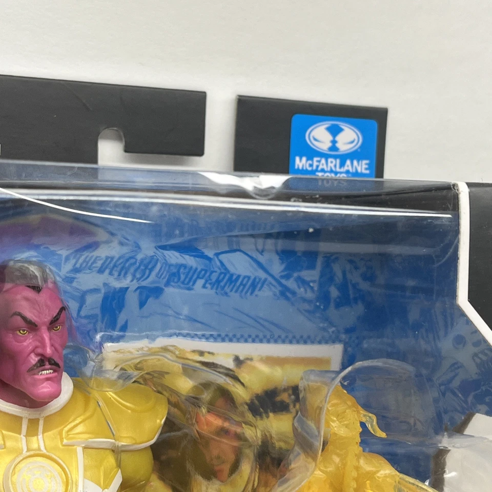 Figura Linterna Verde Sinestro Parallax DC Multiverso Mcfarlane Etiqueta Dorada Foto 3 de 4