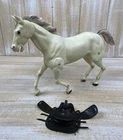 Vintage 1973 The Lone Ranger's Horse Silver Gabriel Marx With Saddle