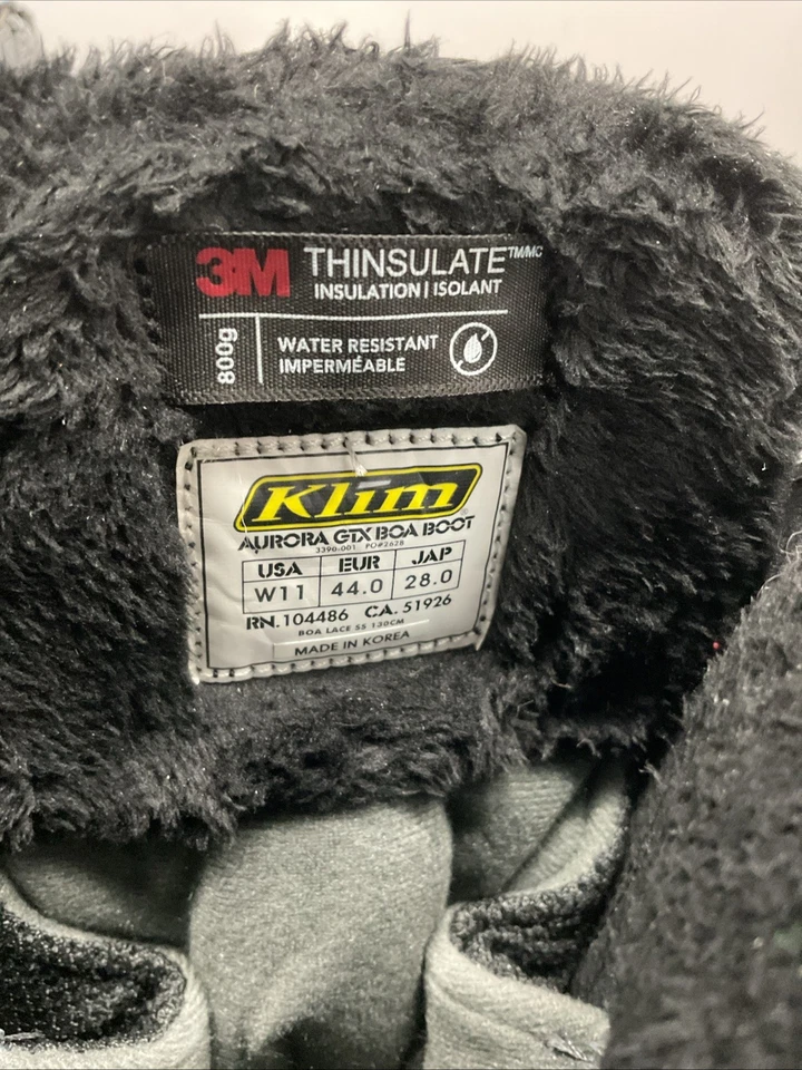 KLIM Women's Aurora GTX BOA Winter Snowmobile Boots Size 11 EUC Foto 2 de 4