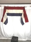 antique bunting red white blue Civil War Era 22x112 cotton original