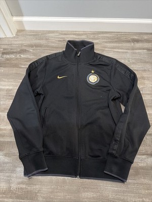 Vtg Nike FC Internazionale Inter Milan Soccer N98 Track Jacket Sz