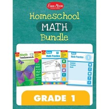 Homeschool Math Bundle, Grade 1 by Evan-Moor Educational Publishers Paperback Bo