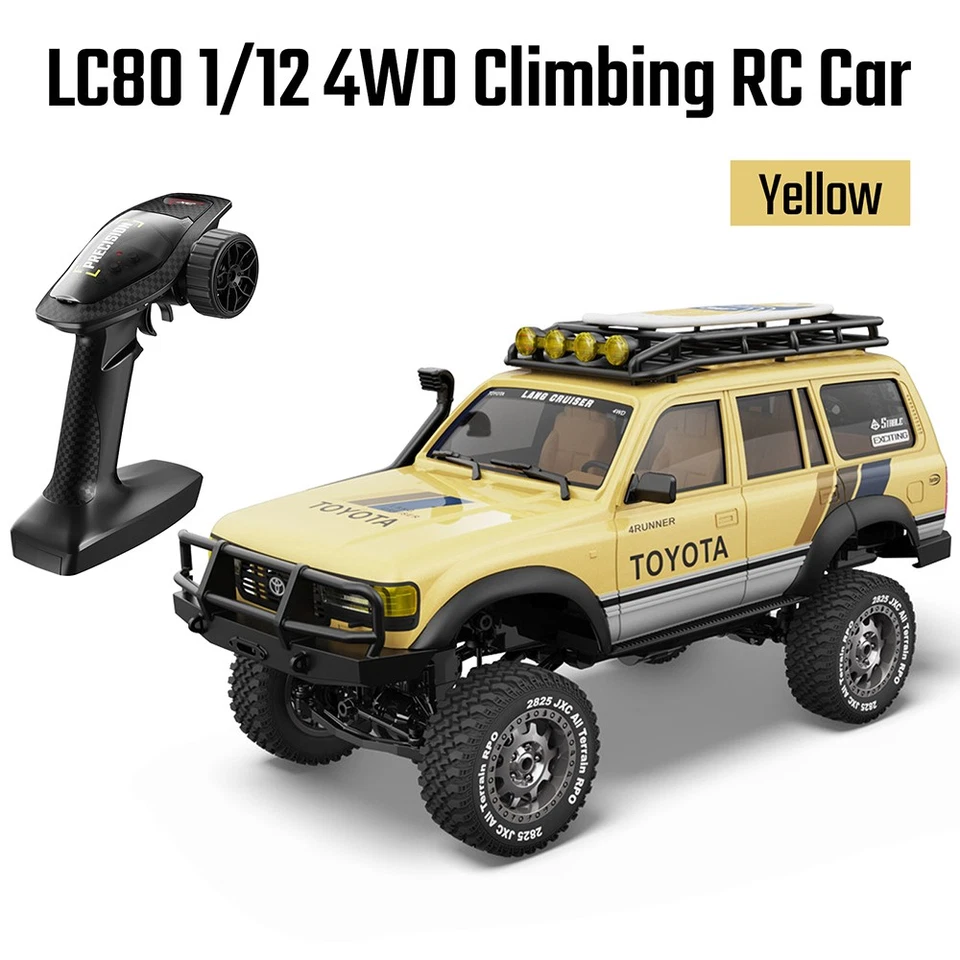 9IMOD 1/12 RC Crawler Auto LC80 4WD 2,4G Brushed Ferngesteuertes Kletterfahrzeug - Bild 3 von 4