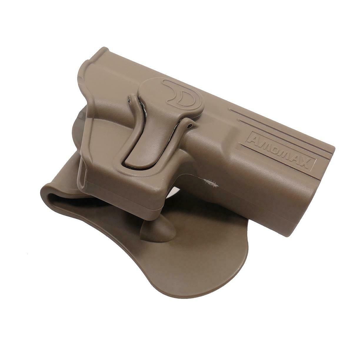 Amomax Airsoft Roto Retention Holster G-19/23/32 R/H FDE ICS BLE-XAE #G19G2F