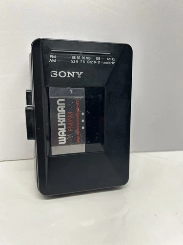 Sony Walkman WM-AF23 AM/FM Cassette Player *New Belts* * Works* *Cleaned*