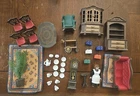 Playmobil 5320 Dining Room for Victorian Mansion Vntg 1989 34 Pieces EUC No Box