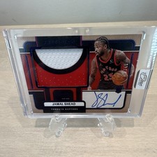Panini One and One Jamal Shead Precision Jersey Autographs RC /119 Raptors
