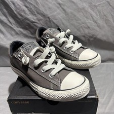 Converse Boy's Chuck Taylor Charcoal Slip-On Sneakers - Size 2 NWB 626091F 