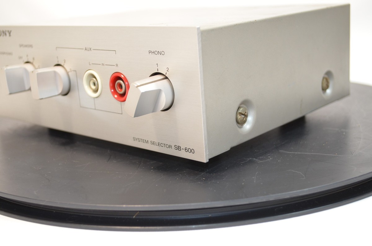 SONY SB-600 Audio Selector – 3-Way Line Input Switch Box – Japan