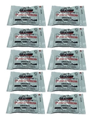10x Fisherman's Friend Original Extra Strong Menthol Lozenge Sore Throat Relief