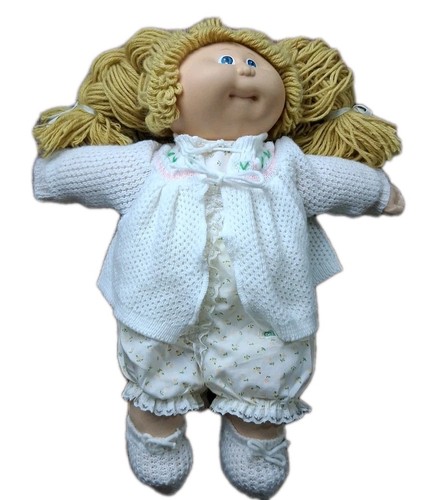 Vintage Cabbage Patch Kids doll, Blonde Hair,  Blue Eyes, PMI 1978-1982