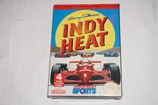 Danny Sullivan's Indy Heat (Nintendo NES) Complete w/ Reg Poster CIB