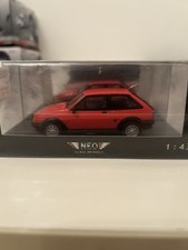 Neo 1/43 Scale Ford Fiesta MK2 XR2 1984 Resin Model Rosso Red ULTRA RARE