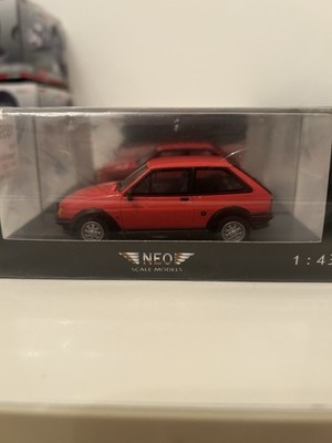Neo Maßstab 1:43 Ford Fiesta MK2 XR2 1984 Resin Modell Rosso rot ULTRA RARE