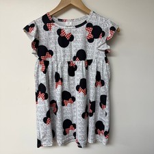 Boutique Disney Minnie Mouse Girls 8 Babydoll Outfit Shirt Ruffle Shorts Set