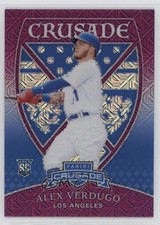 2018 Panini Chronicles Crusade Purple Mojo Prizm 50/99 Alex Verdugo #11 2h5