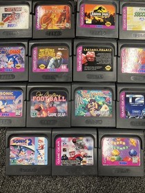 Lot of 15 Games for Sega Game Gear